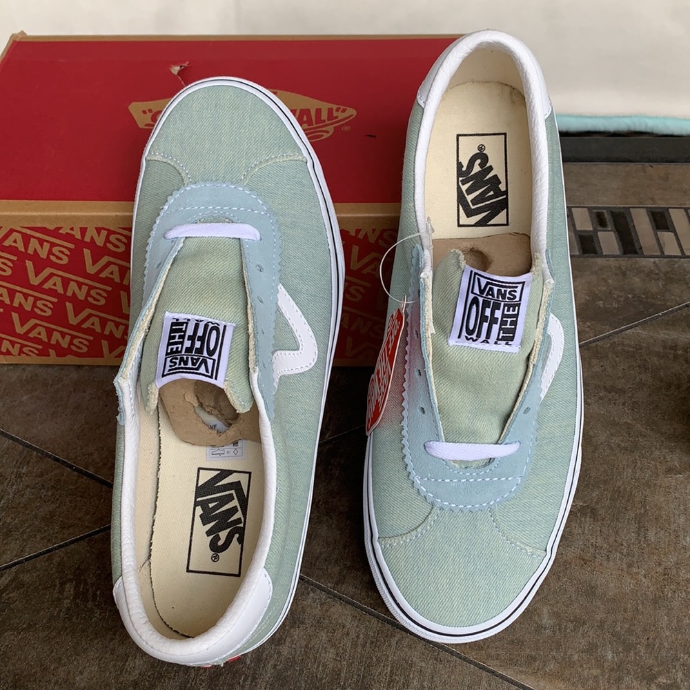 VANS SPORT DENIM Washed/True White WMNS - Picture 7 of 14